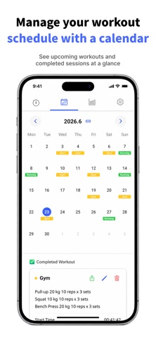 Workout Tracker: Timer & Log Screenshot 4 of 8