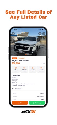 Carzone - سوق سیارات screenshot