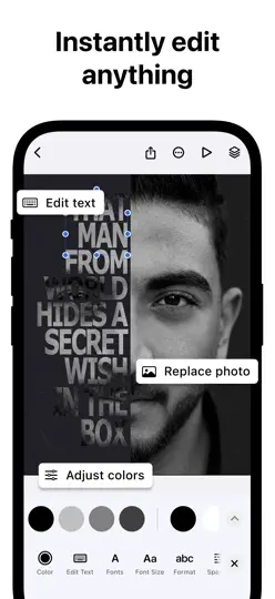 Screenshot von Creatic: Graphic Design Editor auf dem iPhone 3