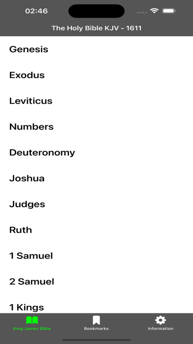 BibleKJV: The King James Bible Screenshot