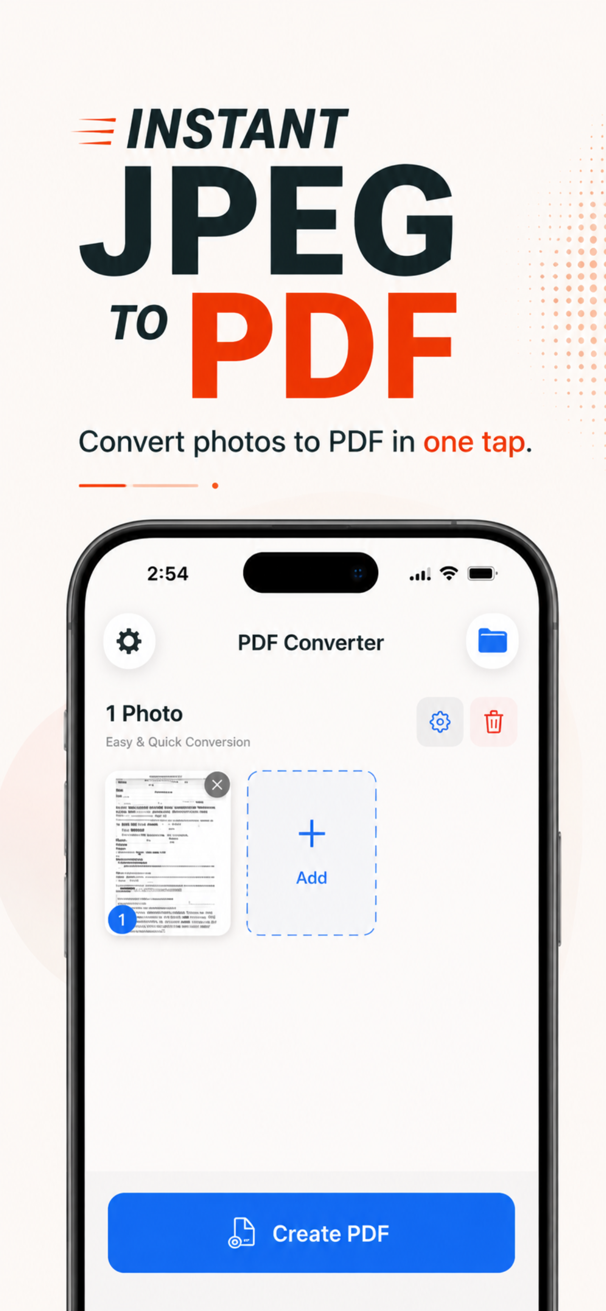 JPEG to PDF Converter: Instant screenshot 3