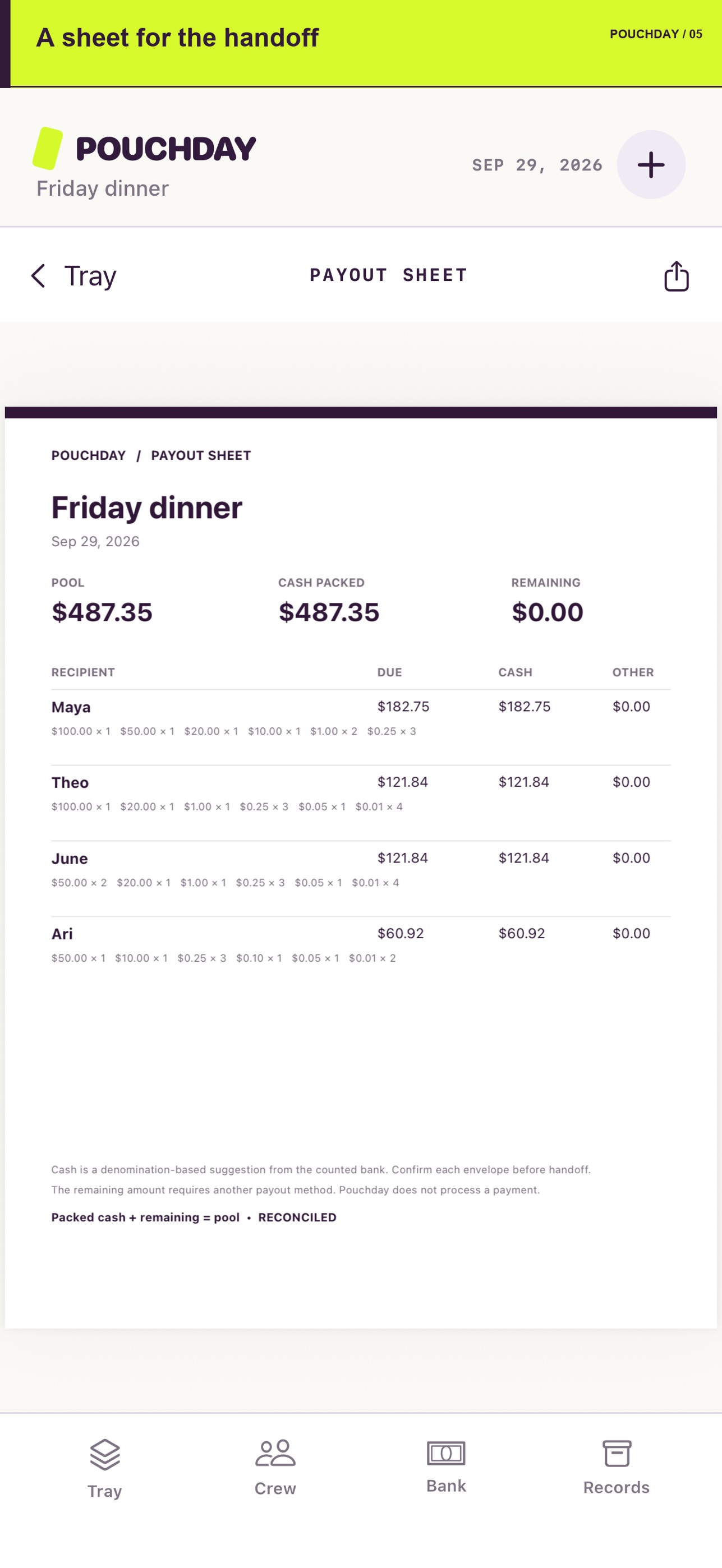 Screenshot 5 of Pouchday Cash Envelope Planner