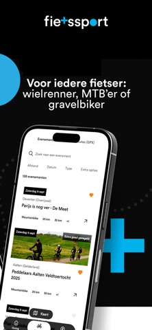 Fietssport routes & events iPhone screenshot 2