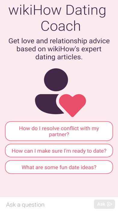 wikiHow Dating Coach Screenshot