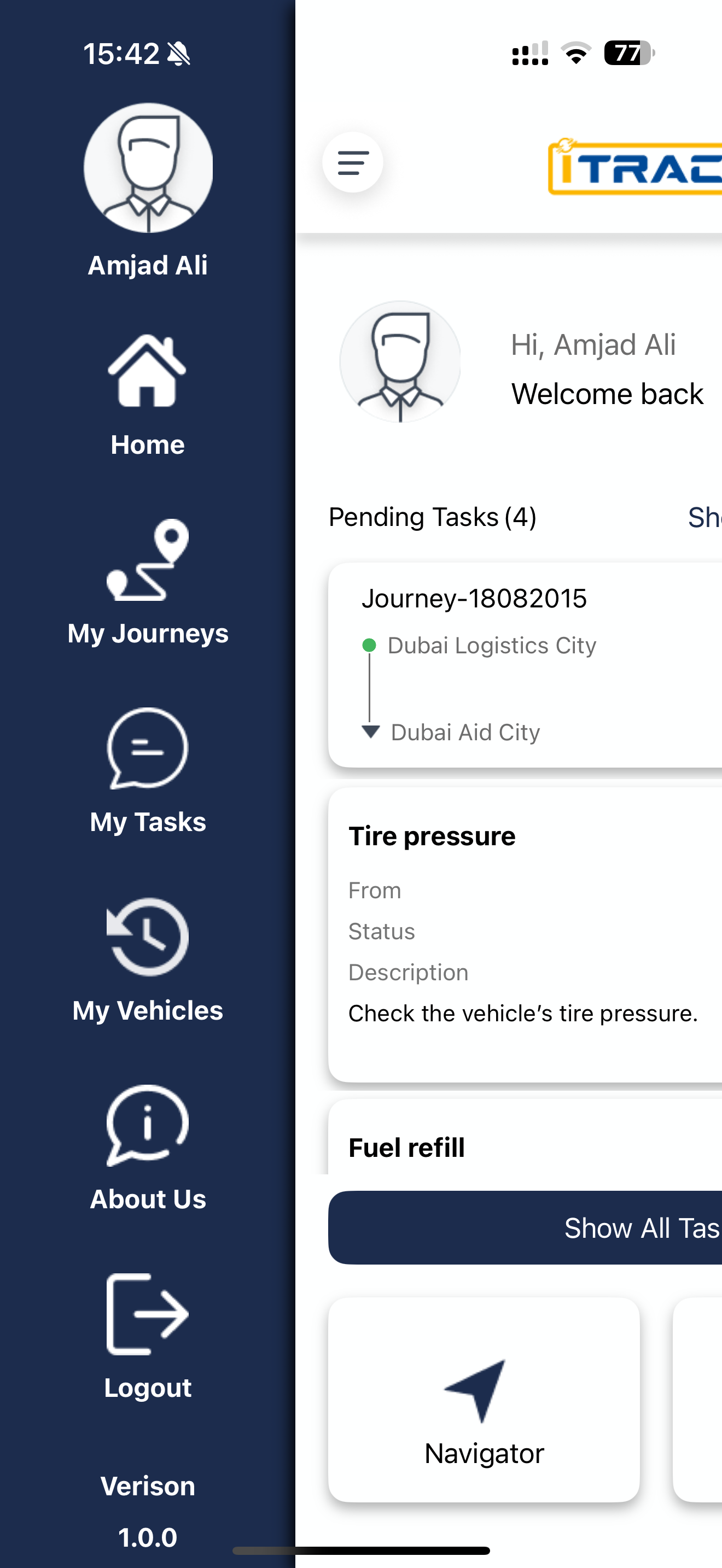 iTrack Driver screenshot 3