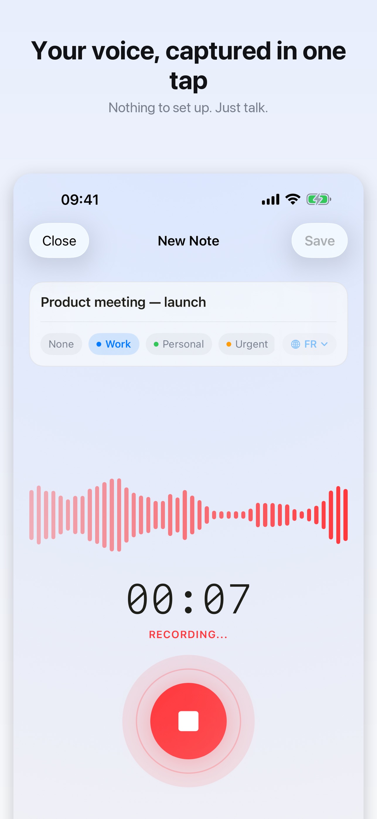 Screenshot 1 of NotaVox