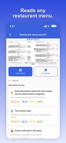 Nutryx: AI Calorie Counter screenshot