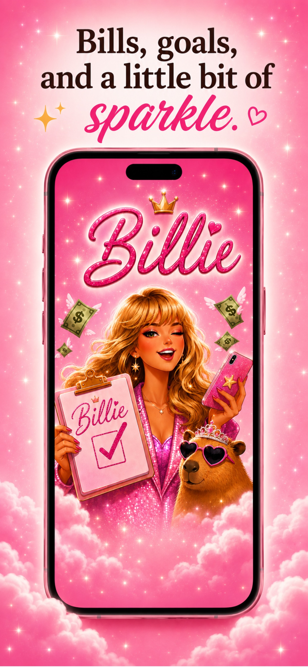 Screenshot 1 of Billie - Glam Finance Tracker