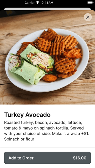 App screenshot