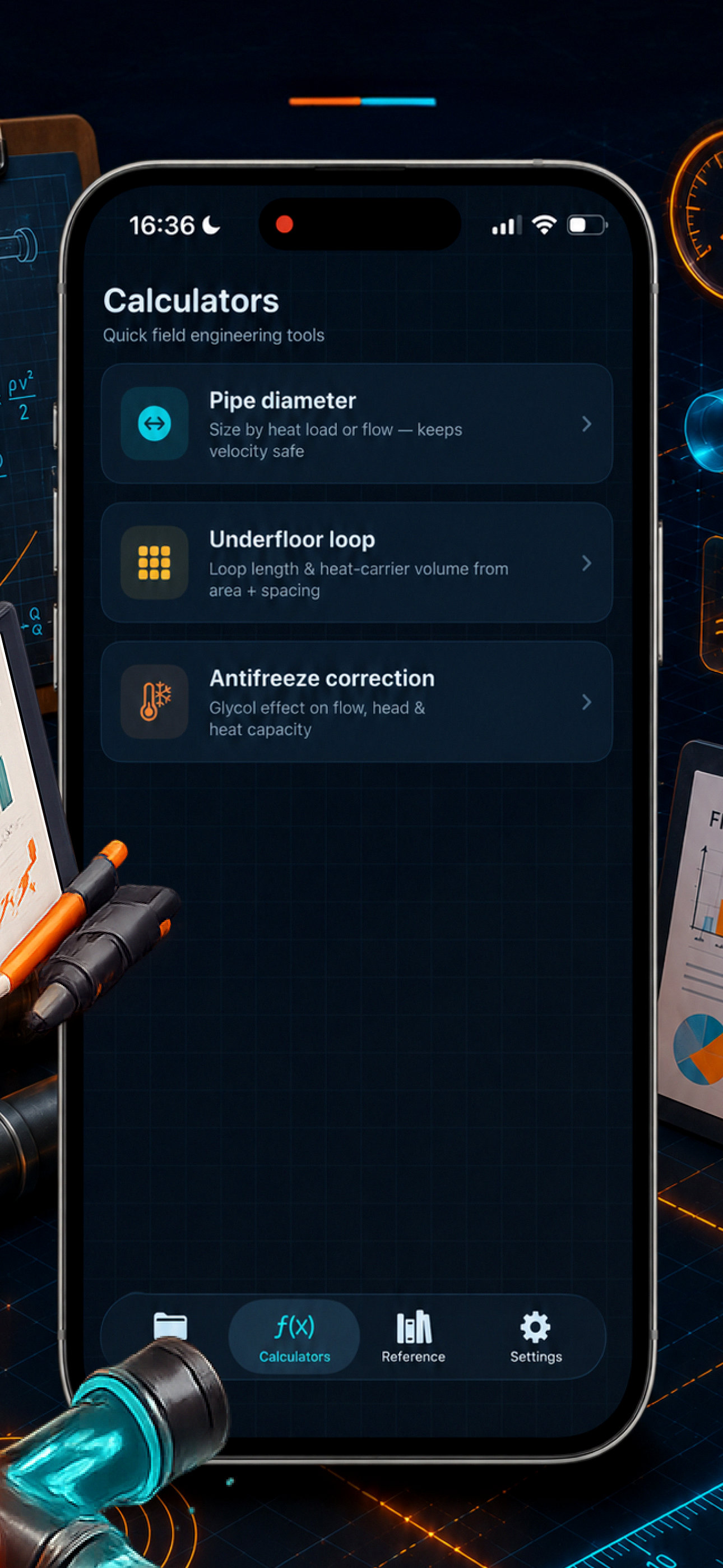 HydroNomad: Pipe Sizing & Flow screenshot 2