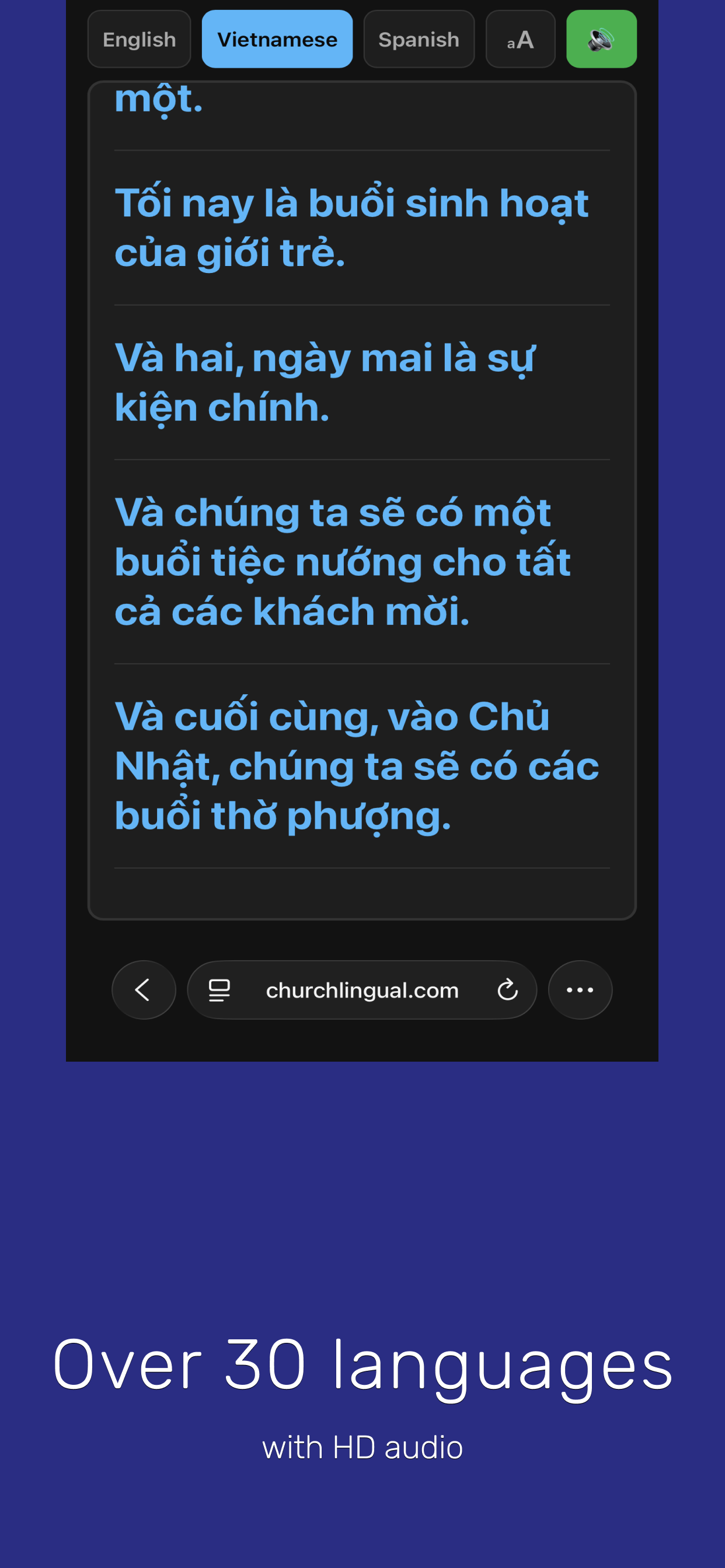 ChurchLingual: Live Translate screenshot 5