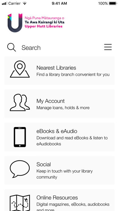 Upper Hutt City Libraries Screenshot