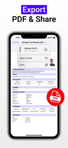 Resume Maker: CV Creator screenshot