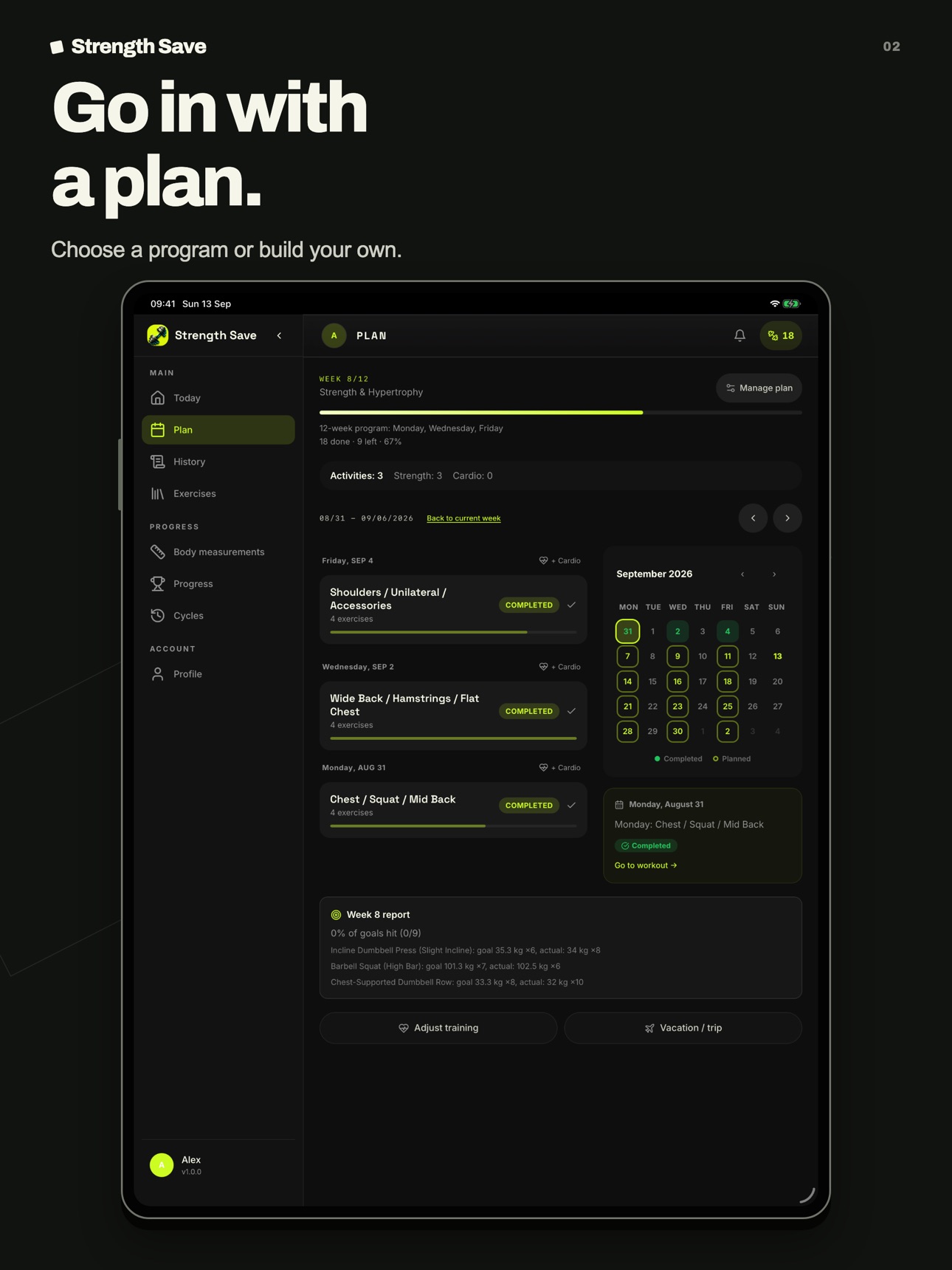 Screenshot 10 of Strength Save: Gym Tracker