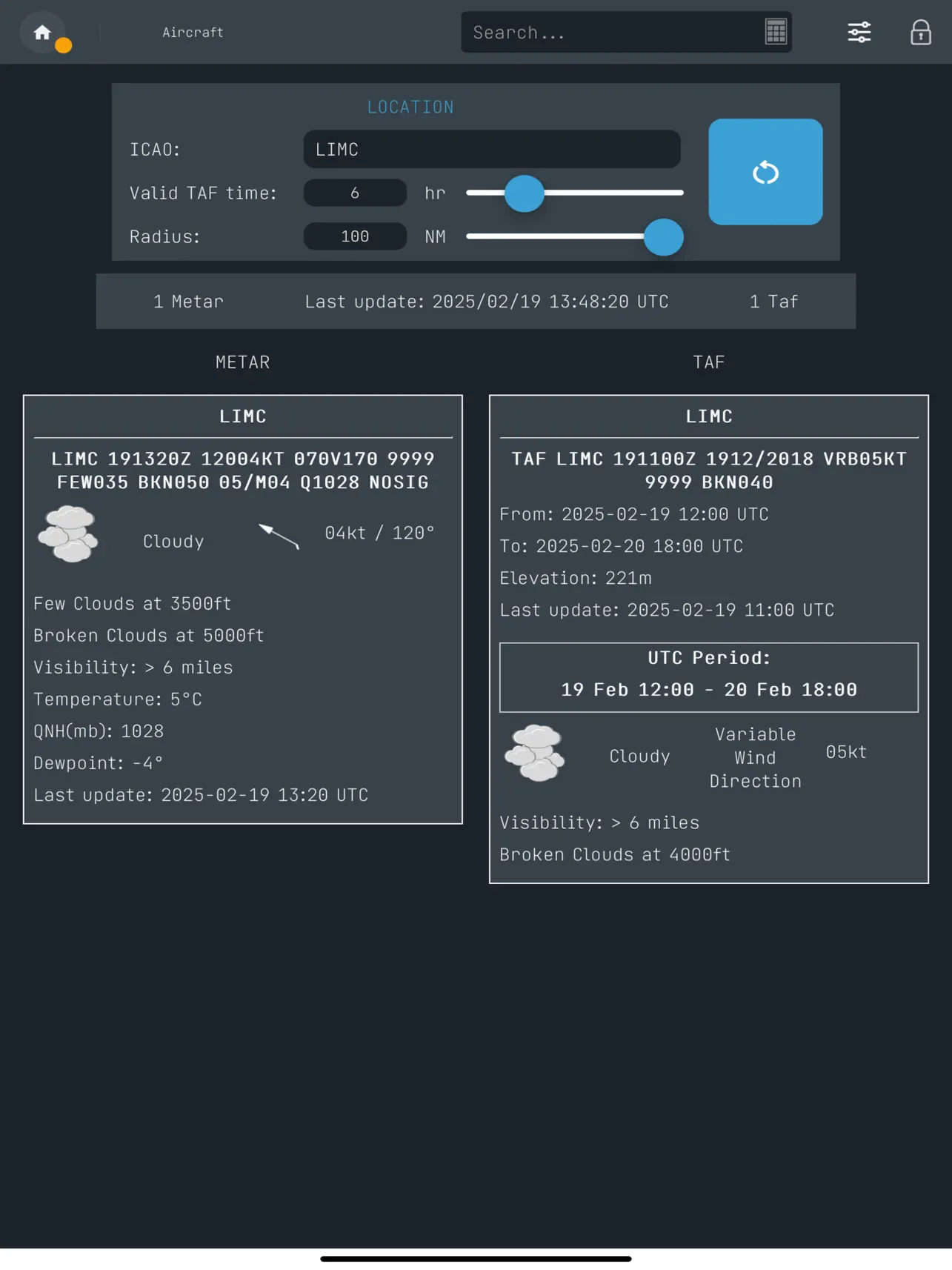 Screenshot #6 pour Skyflight Mobile M345
