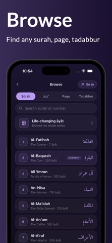 Wird: Daily Quran iPhone screenshot