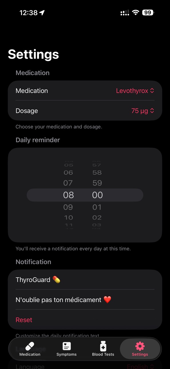 iPhone screenshot