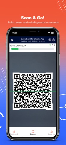 TicketKart Check-In screenshot