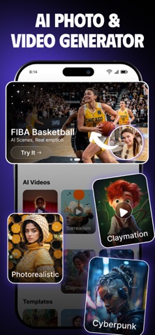 AI video Image & Art Generator iPhone screenshot