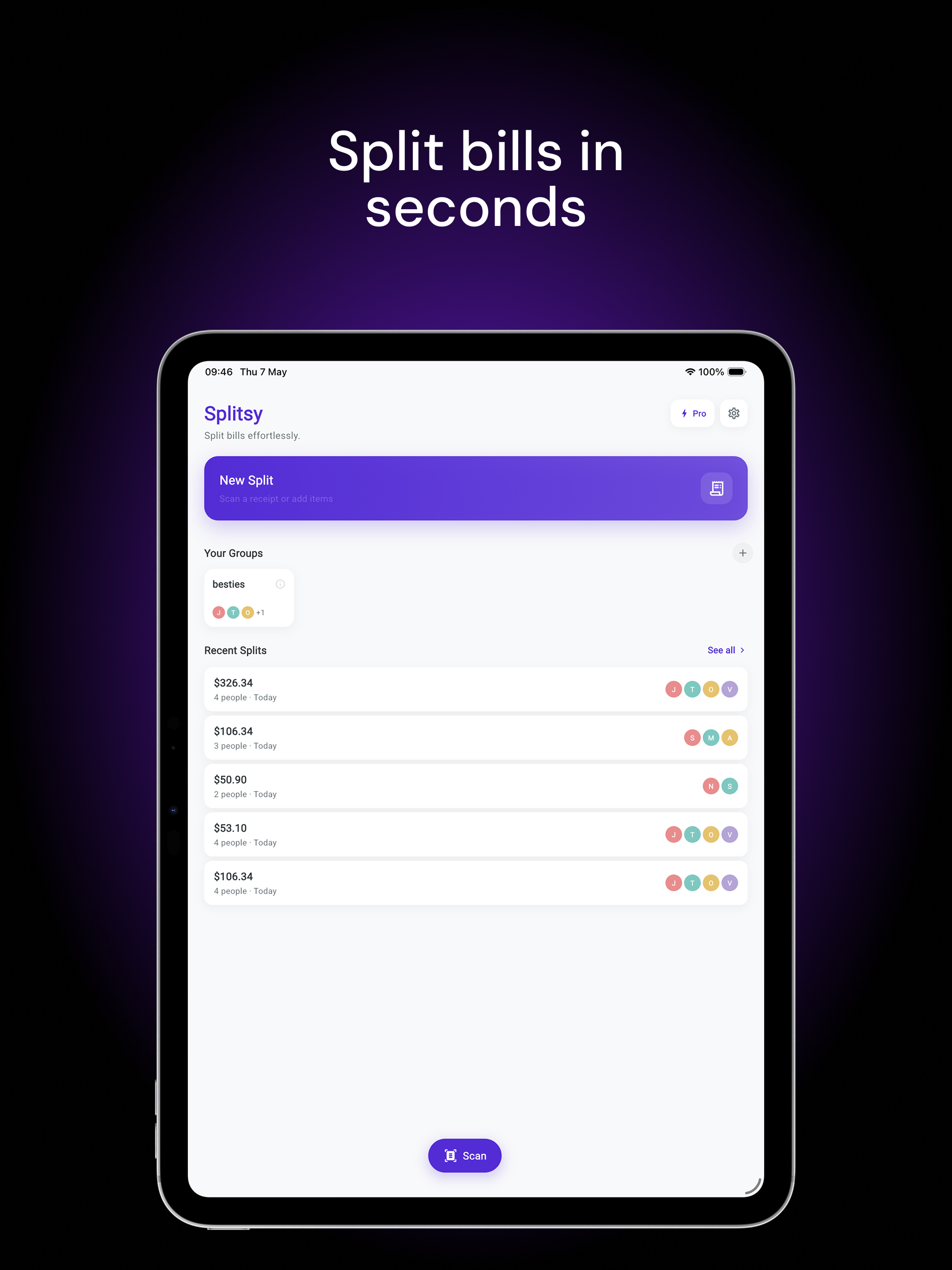 Splitsy - Scan & Split Bills screenshot 6