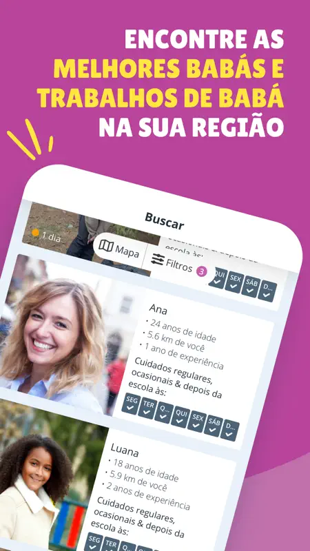 Sitly - o app de babás screenshot 2 of 6