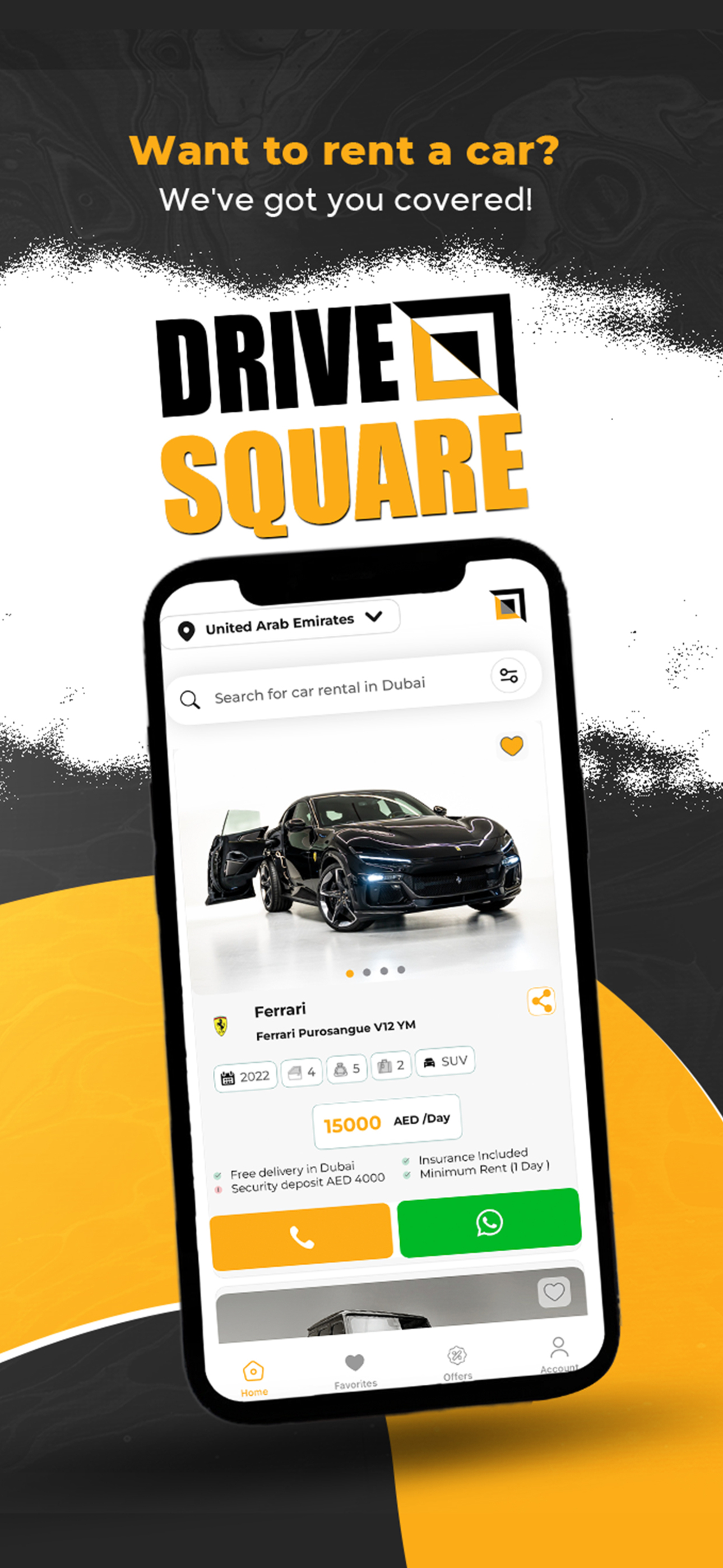 Drive Square | Rent Luxury car