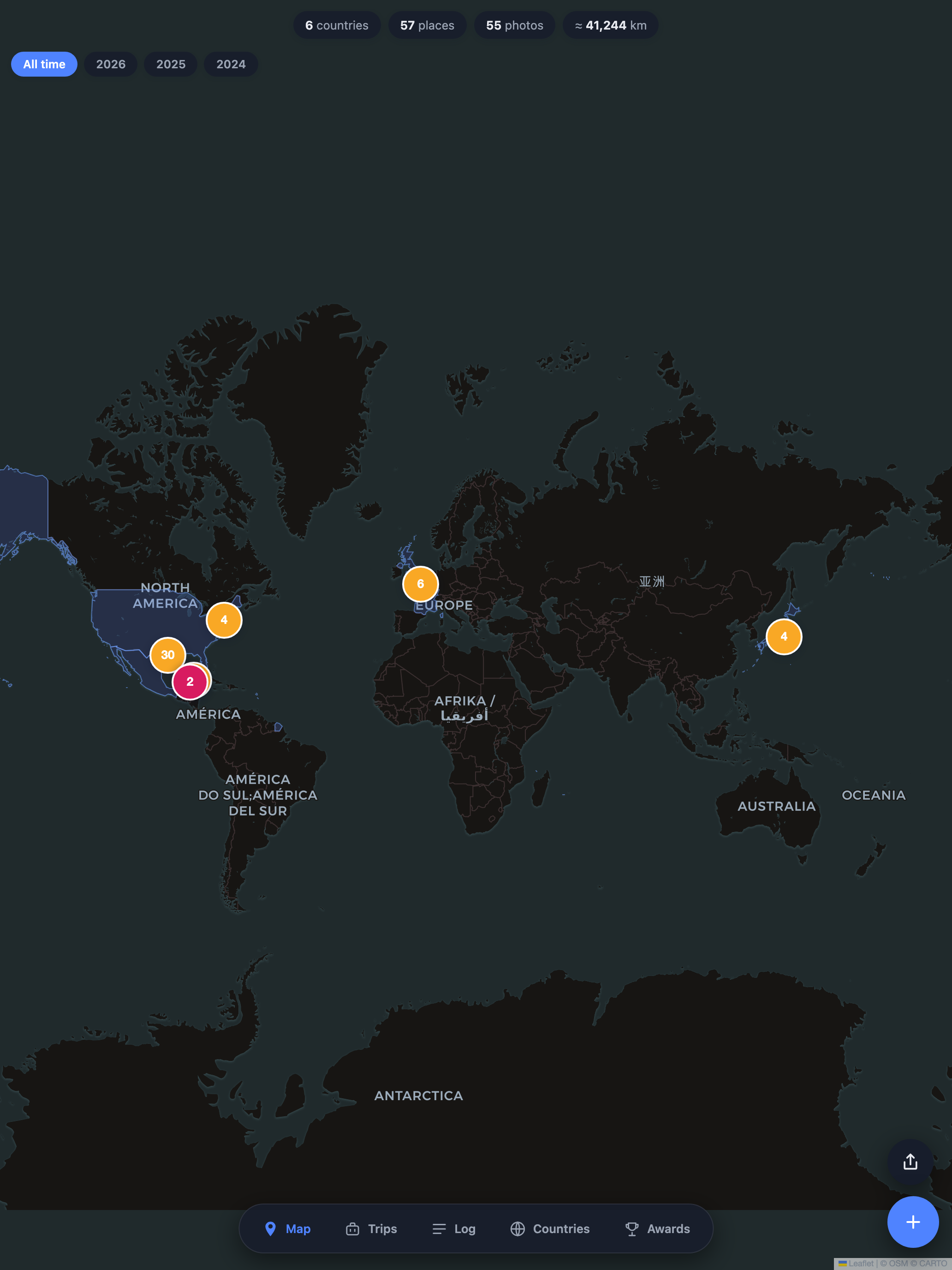 Mapmoir — Private Travel Map screenshot 8