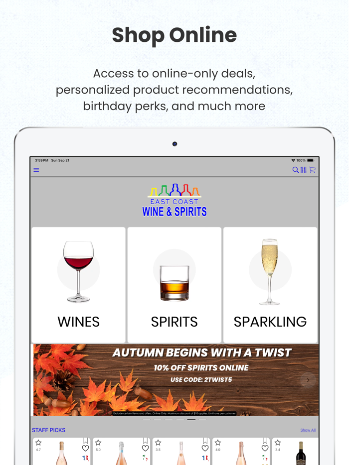 EAST COAST WINE  SPIRITS