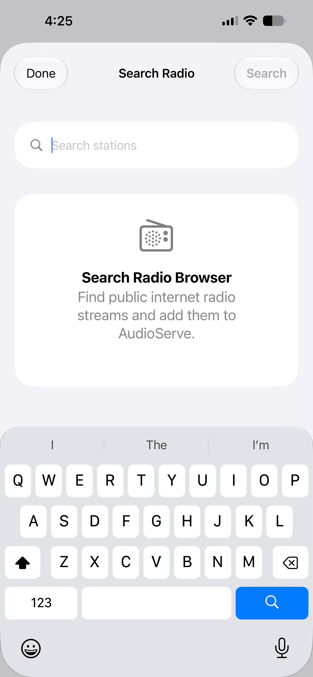 AudioServe