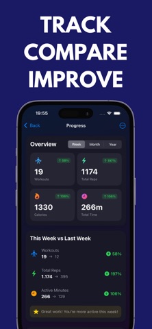 Workout Tracker & Rep Counter Screenshot 6 of 7