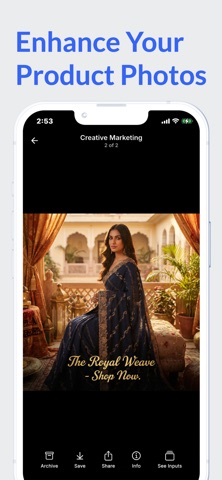 PicToPose - AI Product Photos iPhone screenshot