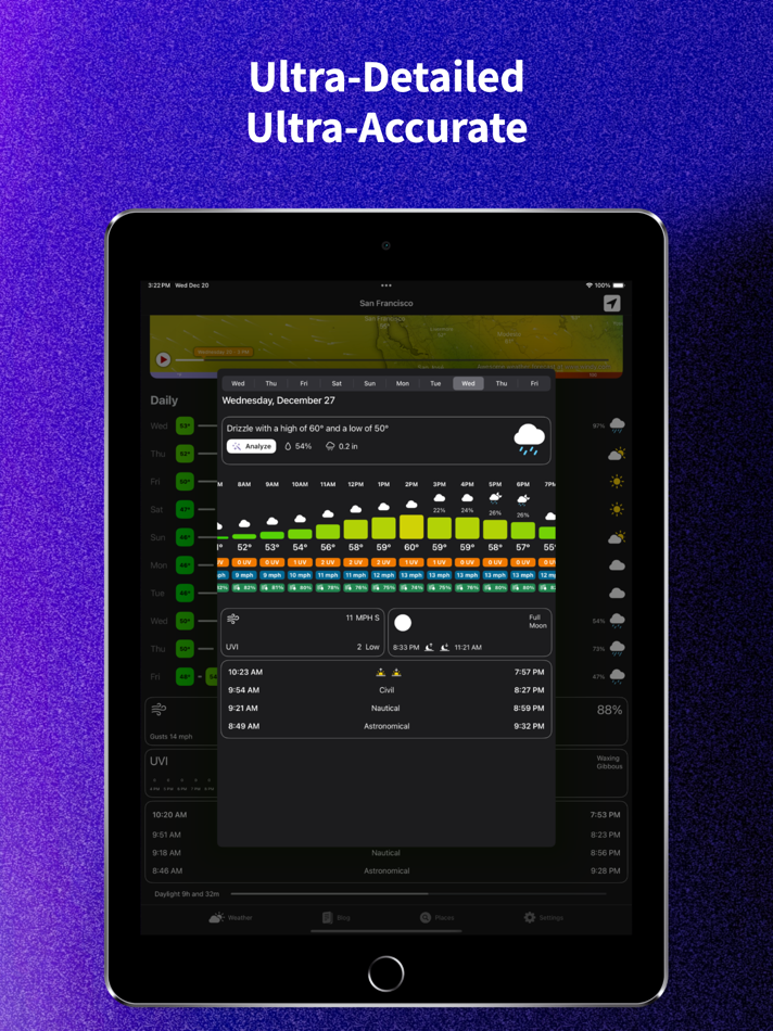 #2. MetaWeather (iOS) Podle: Nathan Anthony