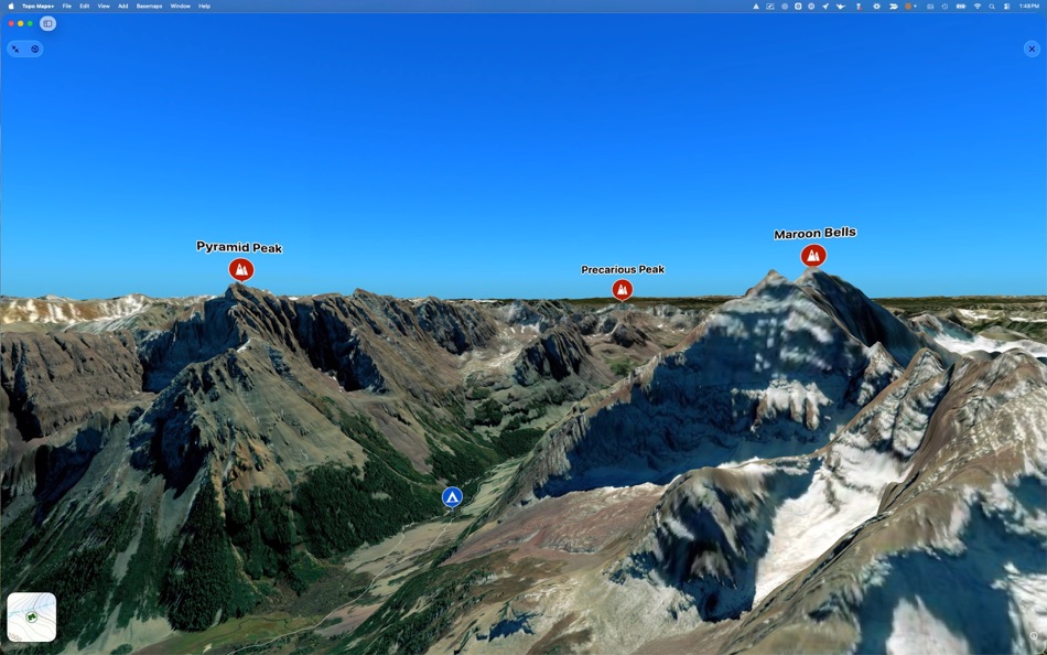 #2. Topo Maps+ (macOS) Ved: Glacier Peak Studios LLC