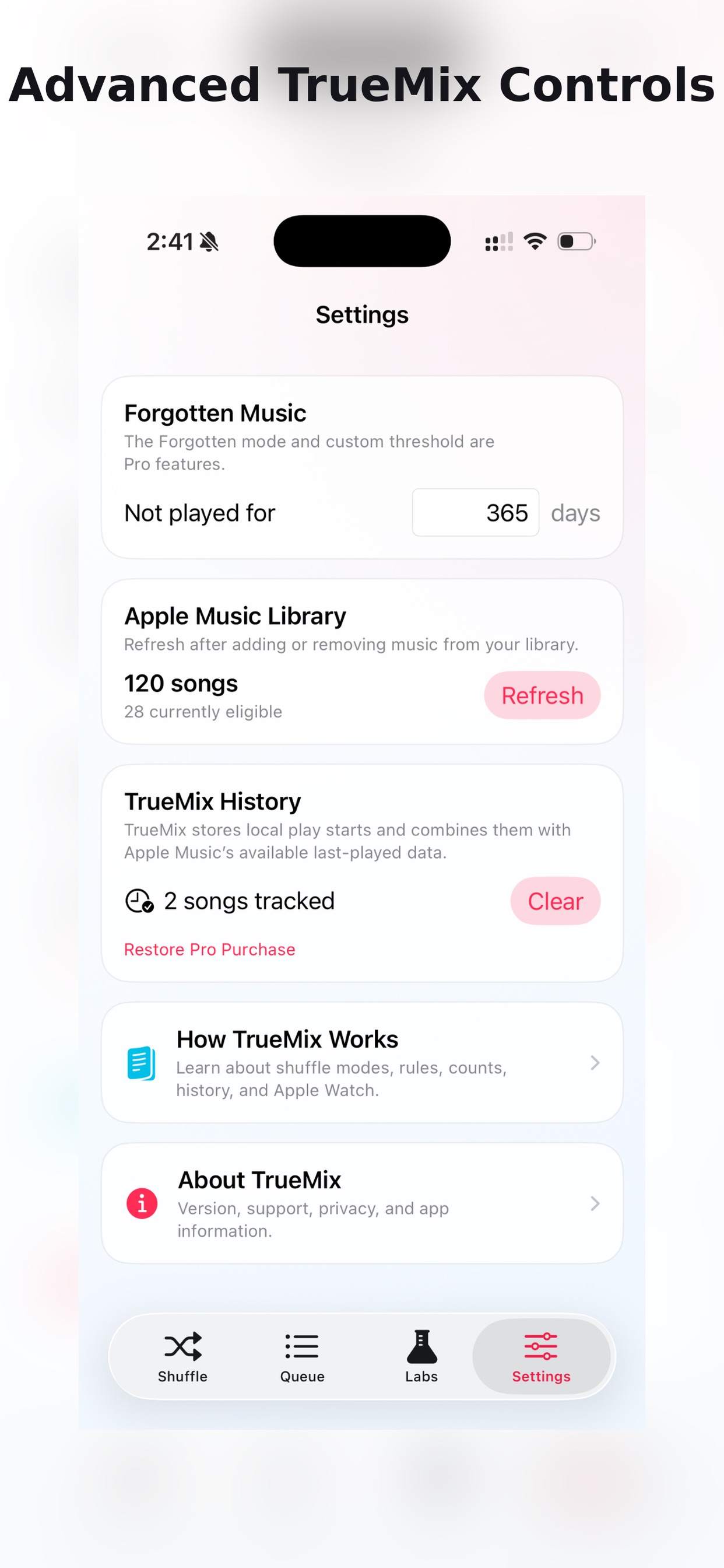 Screenshot 2 of TrueMix: Music Shuffle