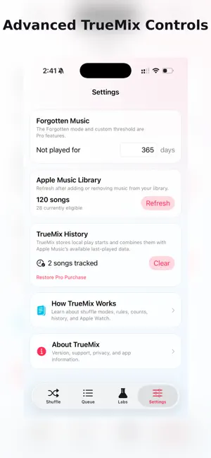 TrueMix: Music Shuffle screenshot 2