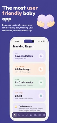 Bubbi - Baby Tracker & Diary Screenshot 2 of 10