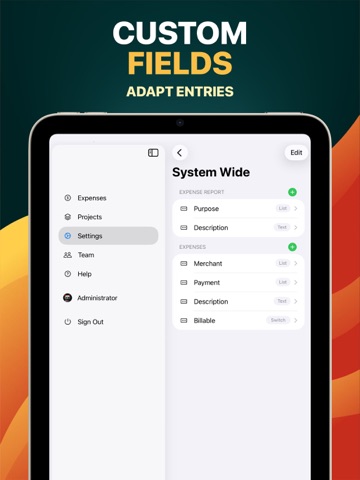 Expense Control Pro iPad screenshot