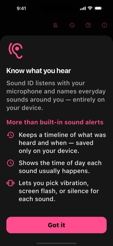 Sound ID · Baro iPhone screenshot