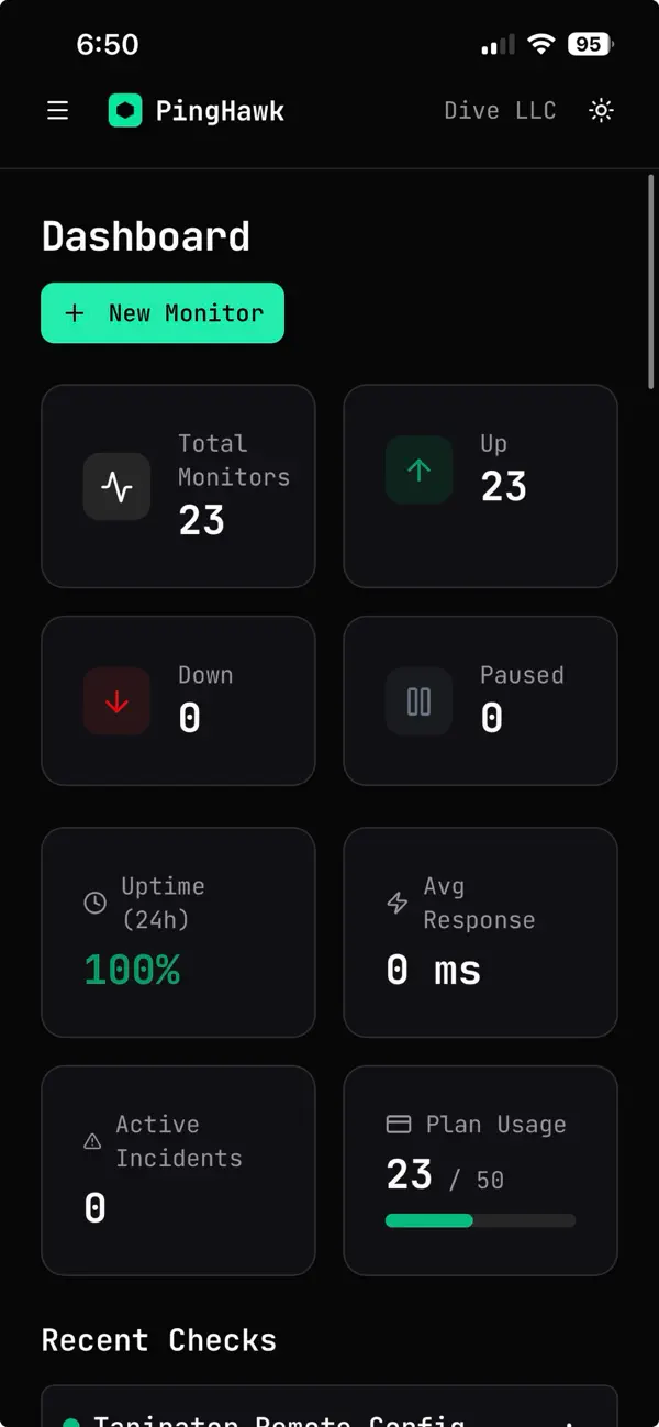 #1. Pinghawk (iOS) De: DIVELLC