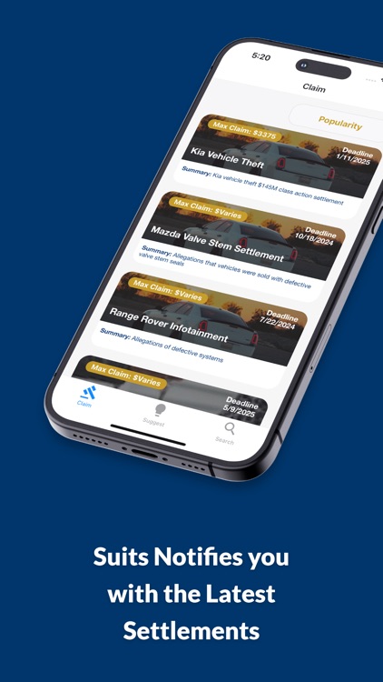 Suits: Claim for Free