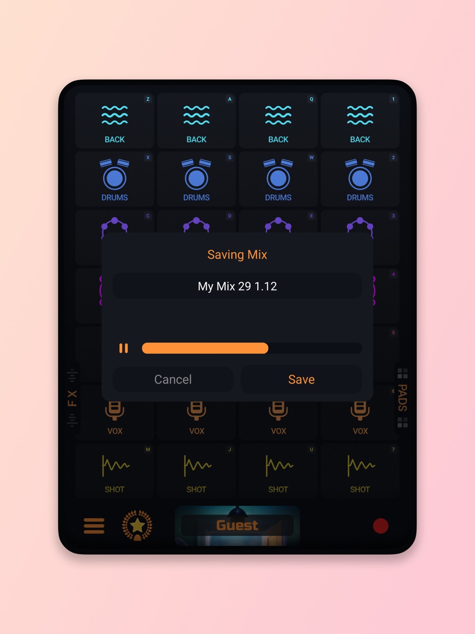 iPad screenshot