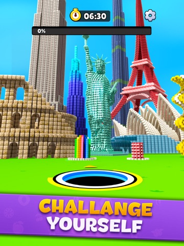 HoleCraft - Black Hole 3D Game iPad screenshot
