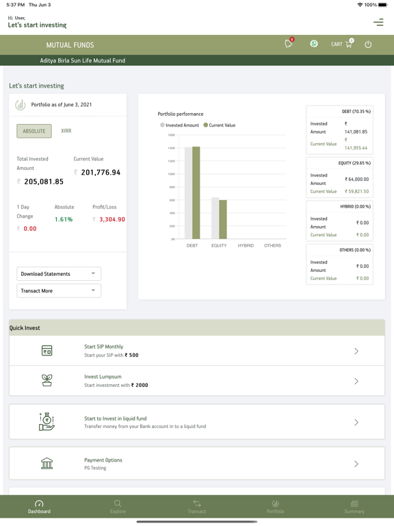 Screenshot #5 pour Investor App by ABSLMF