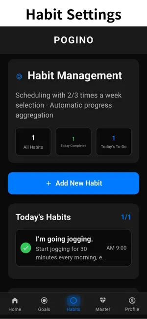Pogino: AI life coaching app screenshot 2