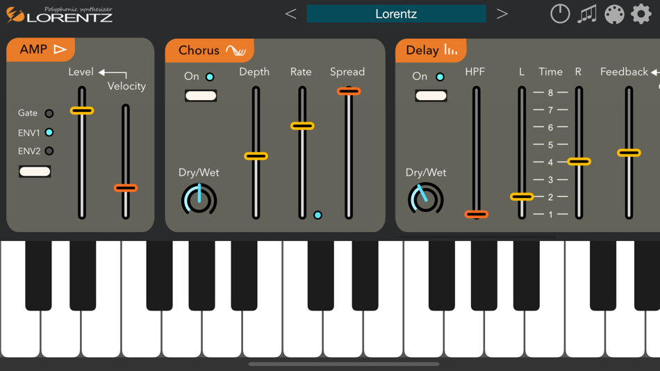 #4. Lorentz - AUv3 Plug-in Synth (iOS) 由: iceWorks, Inc.