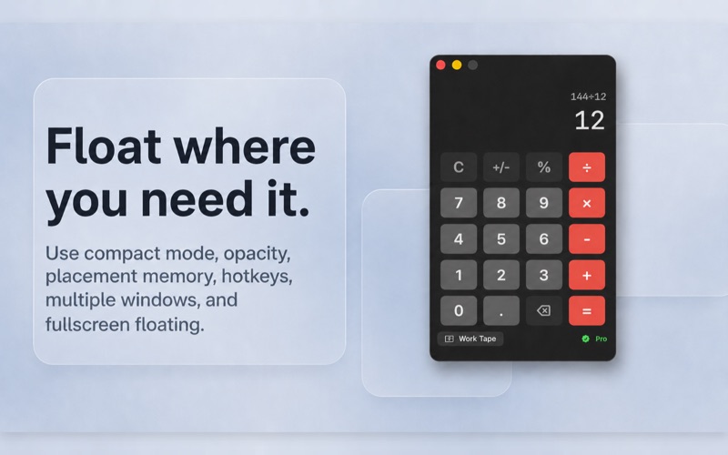 Screenshot #3 pour Floating Calculator