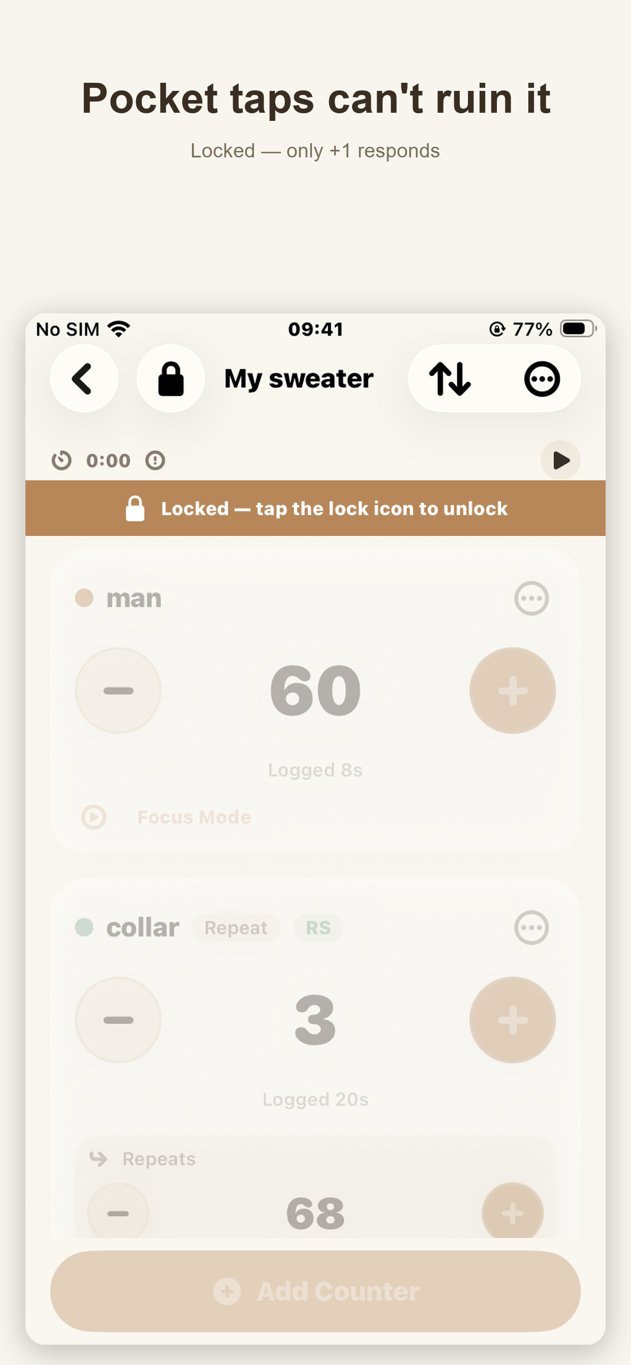 Rowvo: Knit & Crochet Counter screenshot 4