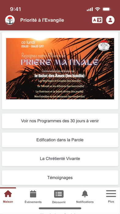 Screenshot #2 pour Priorité à l'Evangile