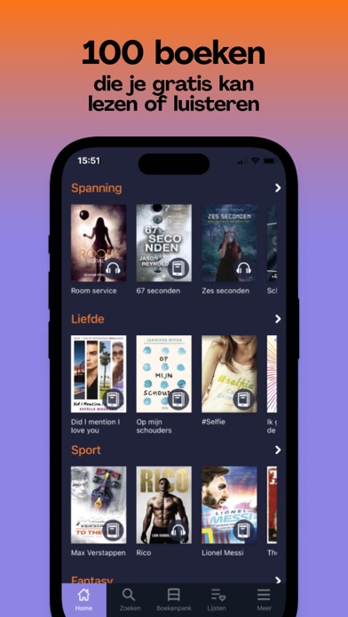 LEES: 100 boeken Screenshot