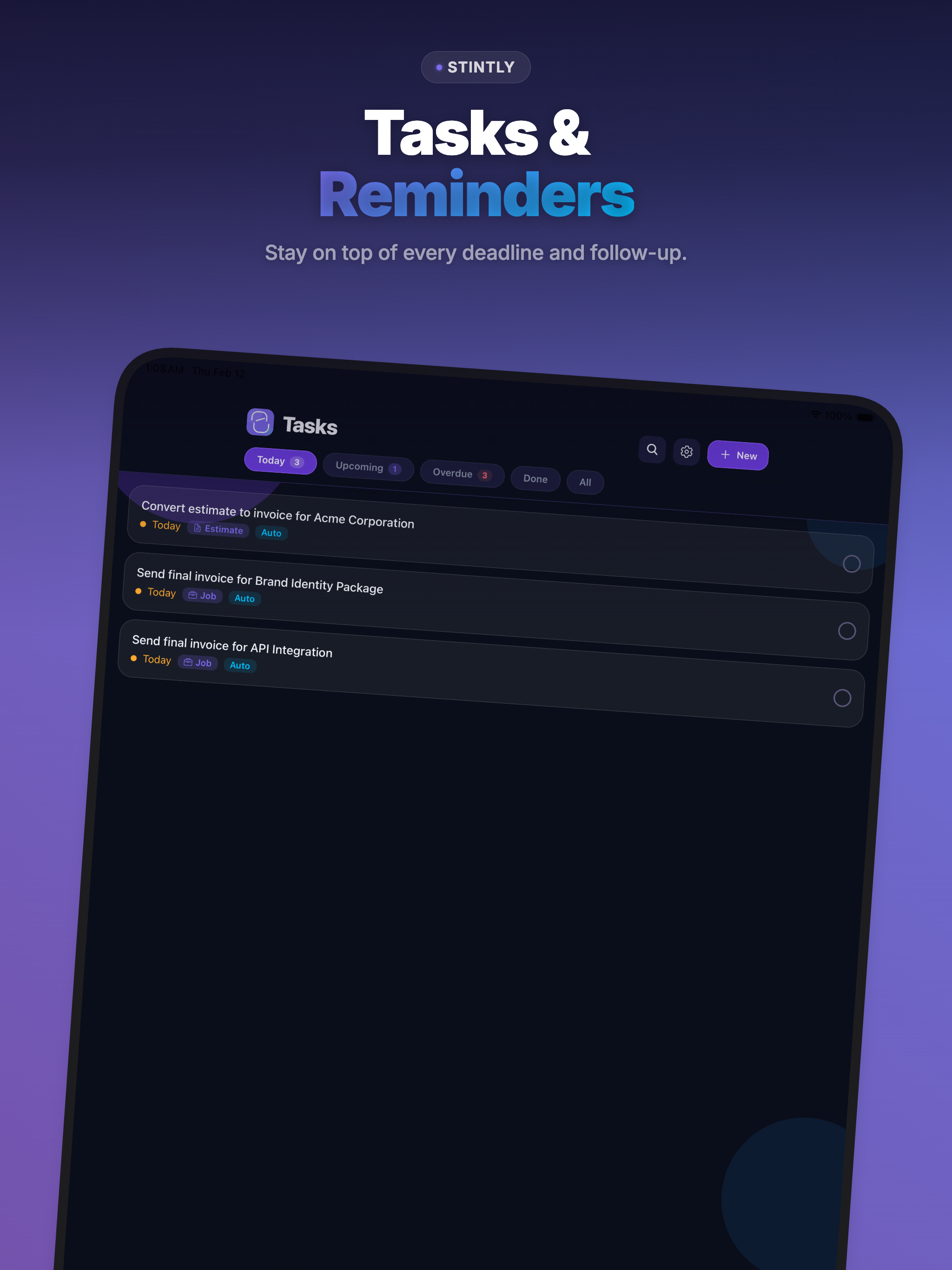 Stintly - Invoice & Expenses screenshot 17
